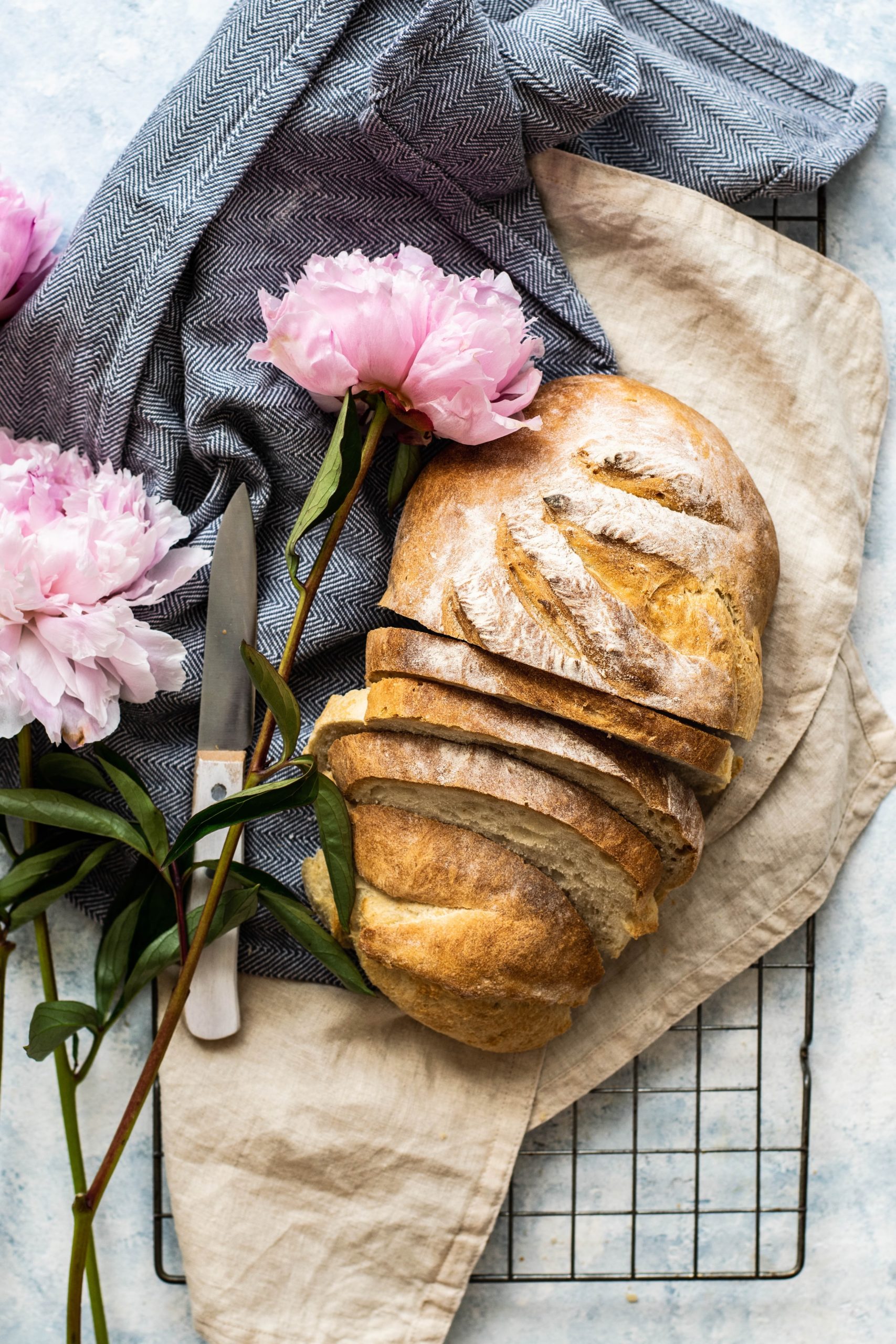 Rustic Italian Bread for Appetizer Treat