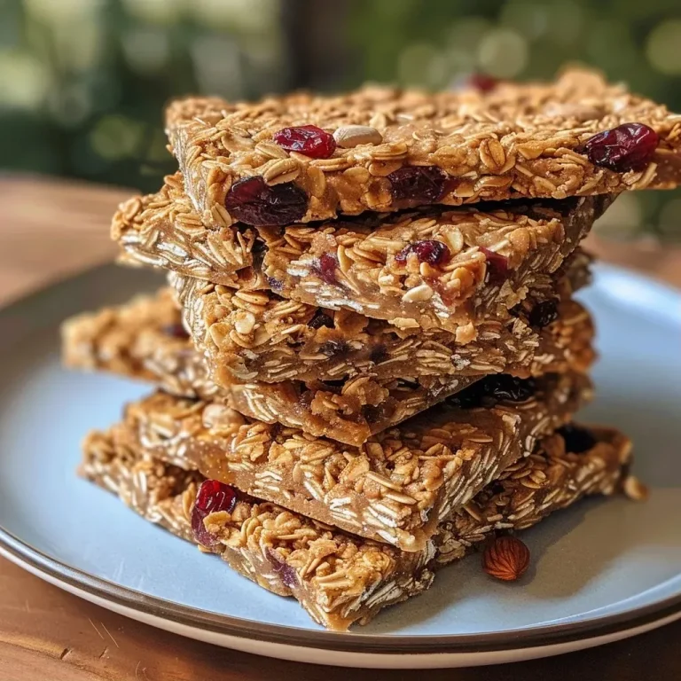 Close-up of homemade granola bars with chocolate chips and nuts.