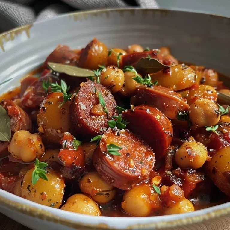 Le ragoût chorizo pois chiches prêt en un clin d’œil
