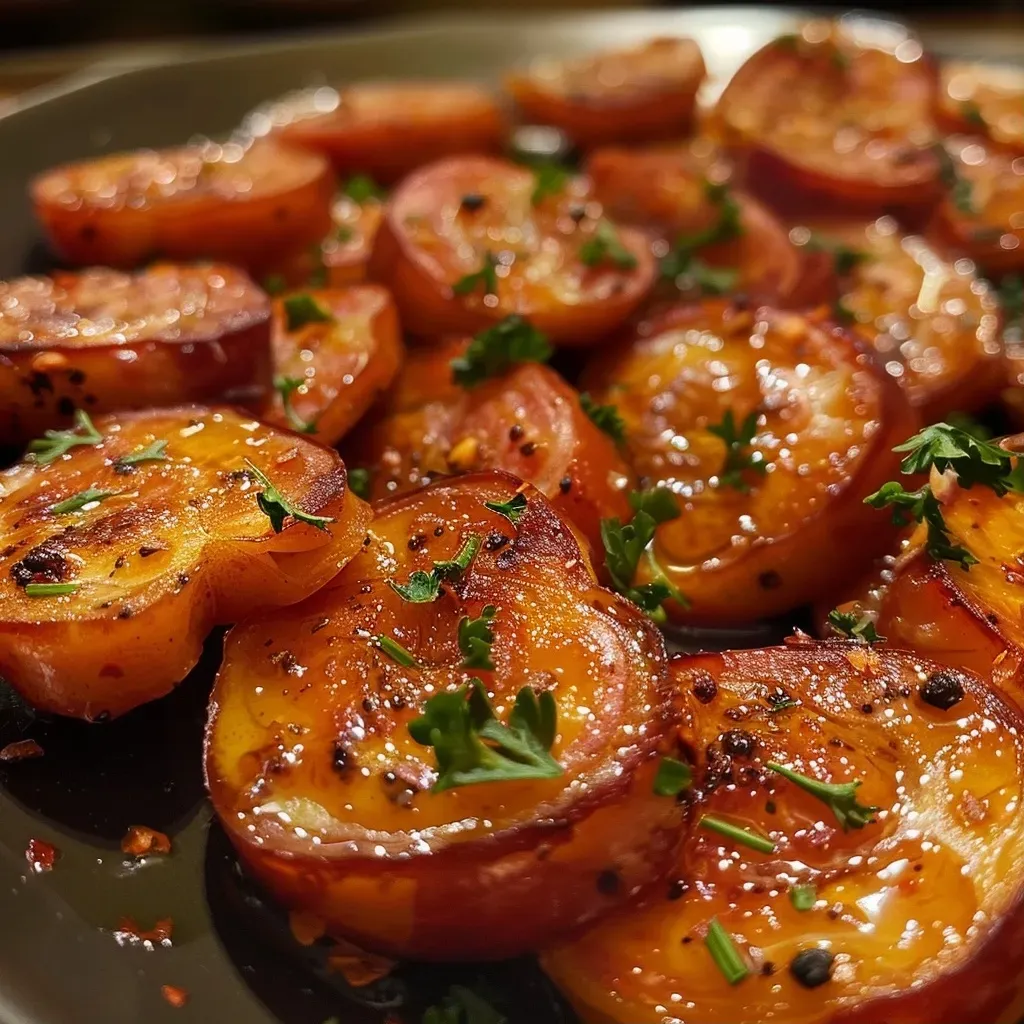 Close-up view of sliced chorizo, dried apricots, and Comté cheese on a wooden board.
