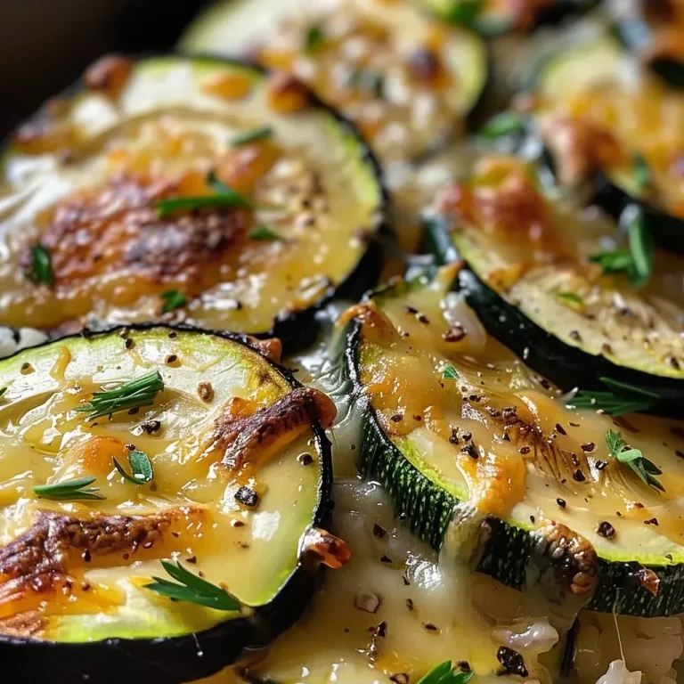 Mon tian de courgettes express : un délice en un rien de temps ! Close-up of a beautifully layered zucchini tian, showcasing vibrant green zucchini and golden cheese.